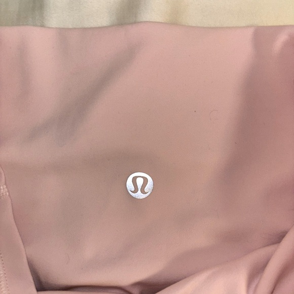 Pale Pink Lululemon Cropped Leggings - Picture 3 of 3